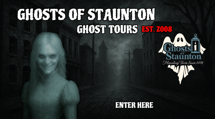 Ghosts of Staunton Ghost Tours Banner
