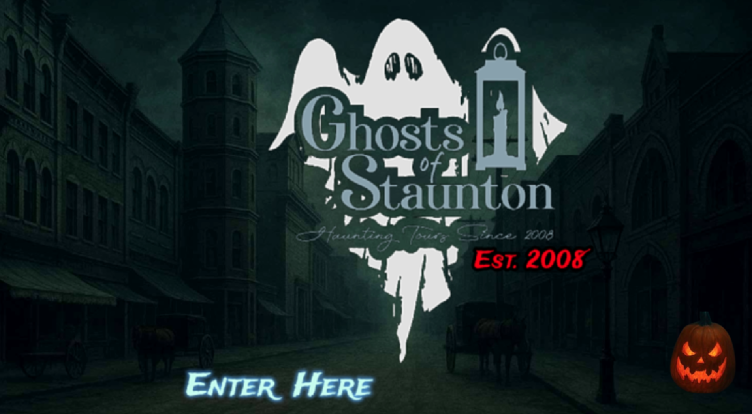 Ghosts of Staunton Ghost Tours Banner
